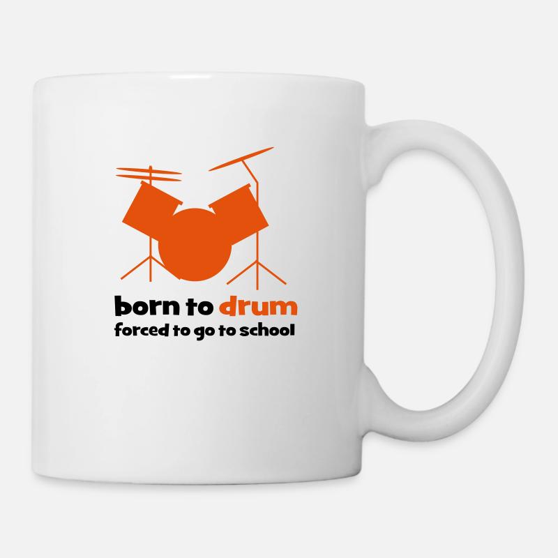 drums - Mug - white