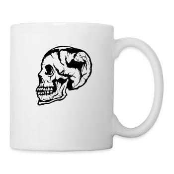 skull skull crane 105 w - Mug - white - Right