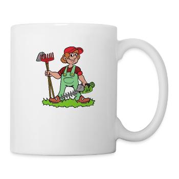 Gärtner - Tasse - Weiß - Rechts