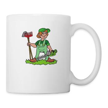 Gärtner - Tasse - Weiß - Rechts