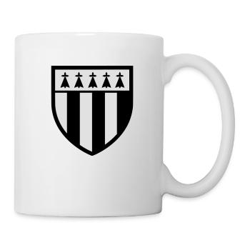 Blason Rennes (T) - Mug blanc - blanc - Droite