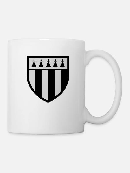 Blason Rennes (T) - Mug blanc - blanc