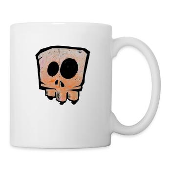 Schadel - Tasse - Weiß - Rechts