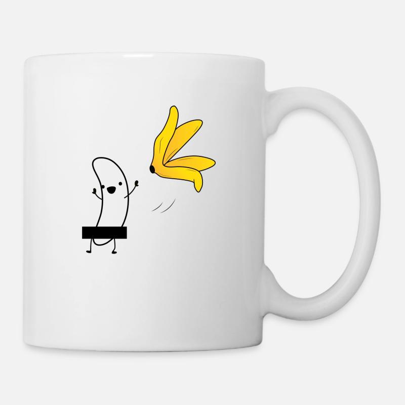 banane - Mug blanc - blanc