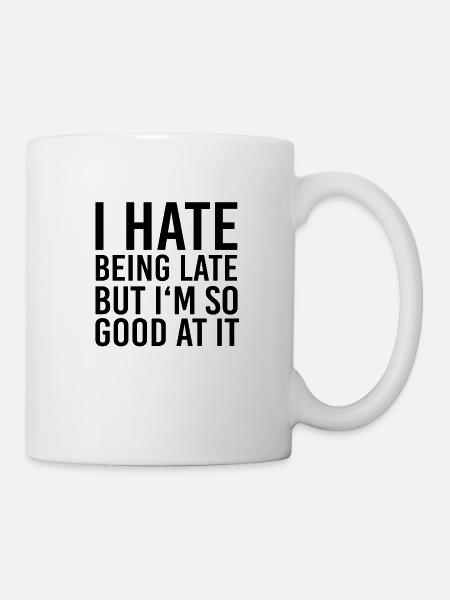 Retard tardif - Mug blanc - blanc