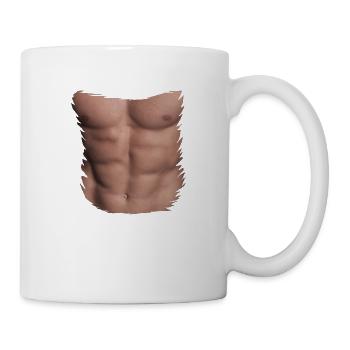 bodybuilder1 - Mug blanc - blanc - Droite
