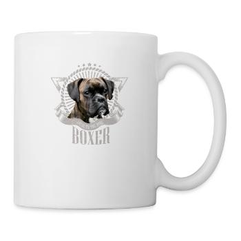 Boxer dog - Mug - white - Right