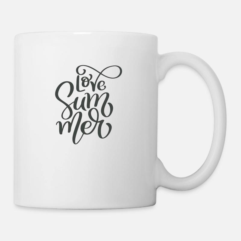 Love Summer - Tasse - Weiß