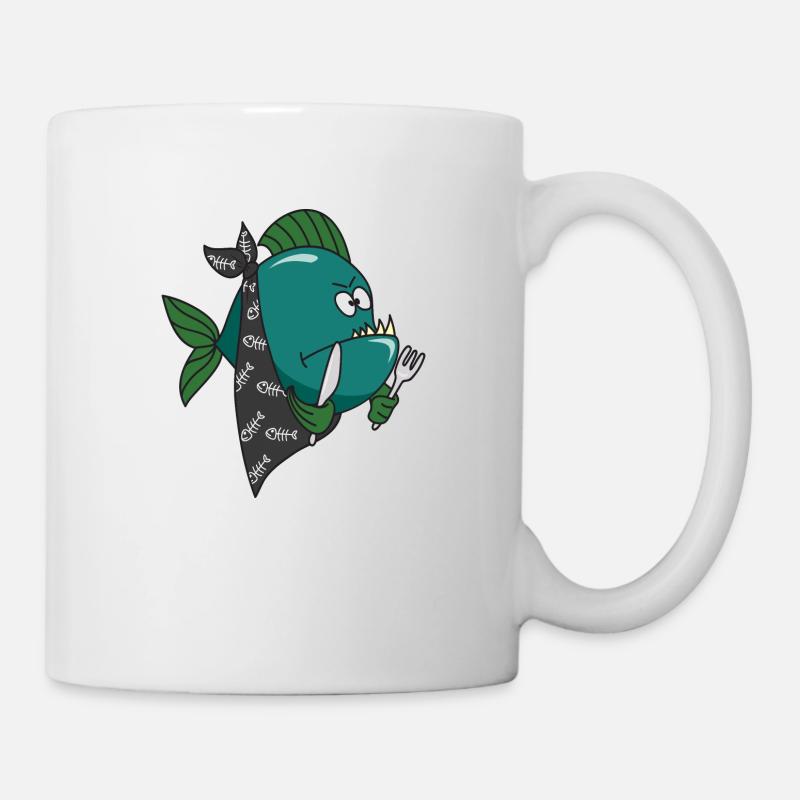 Piranha - Mug blanc - blanc