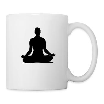 yoga___f1 - Tasse - Weiß - Rechts