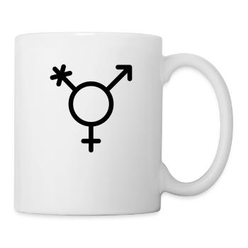 Transgender - symbol for transsexuals - Mug - white - Right
