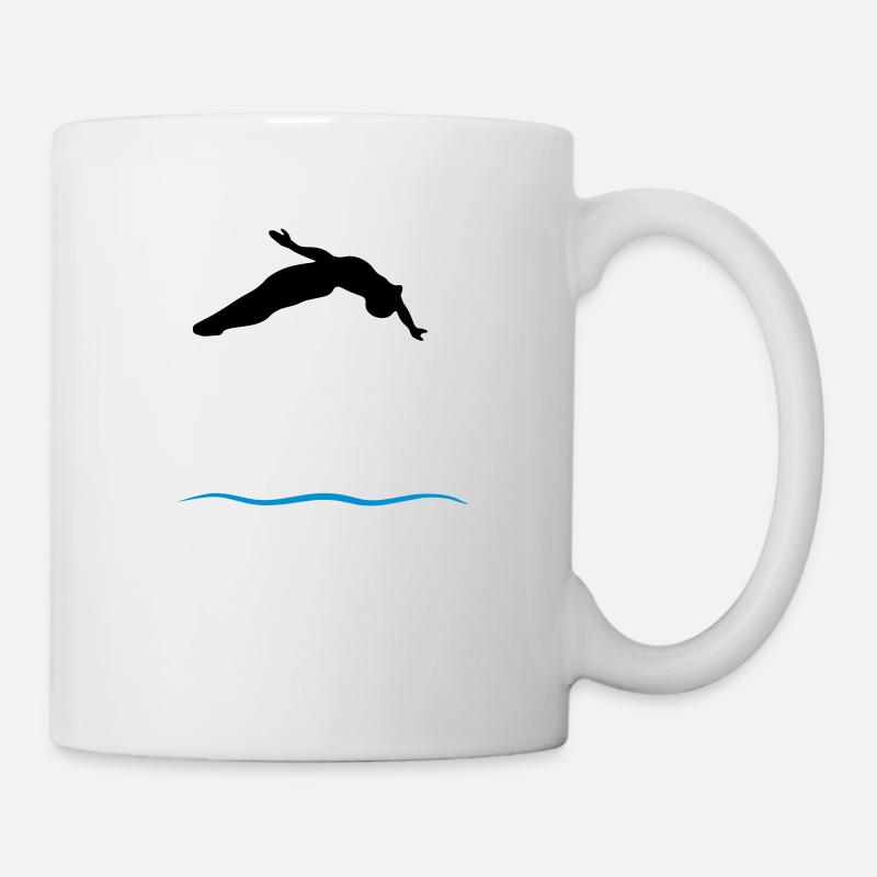 Les sauteurs de la tour - Mug blanc - blanc