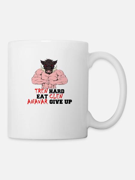 tren hard - Mug - white