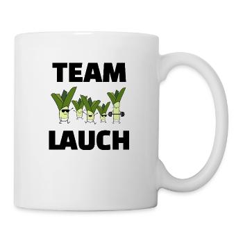 Team Lauch die ultimative Lauch Army - Tasse - Weiß - Rechts