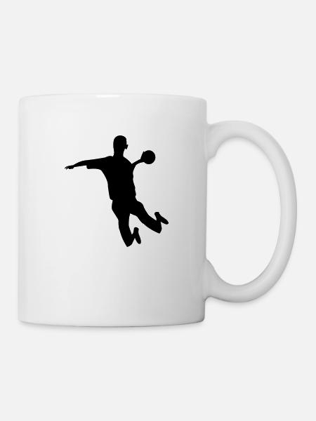 handball - Tasse - Weiß