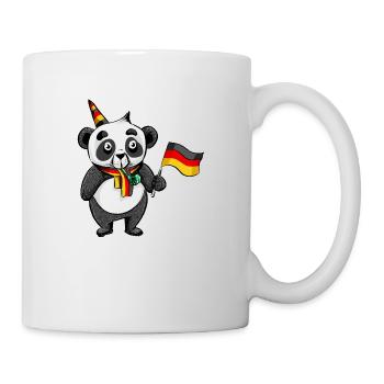 Deutschland Fussball WM - Tasse - Weiß - Rechts