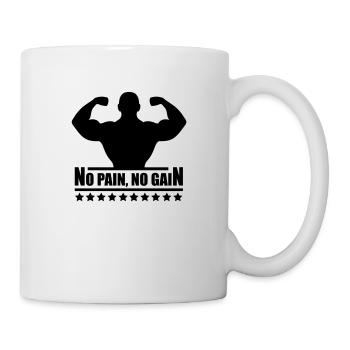 pain_gain_c1 - Mug blanc - blanc - Droite