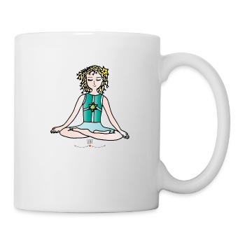 Die Hüterin der Kinder -Yoga -Die Hüter von Orbis - Tasse - Weiß - Rechts