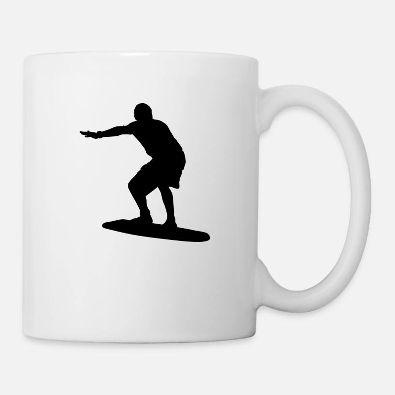 Surfeurs surfeurs surf surfeurs surfeurs - Mug blanc - blanc