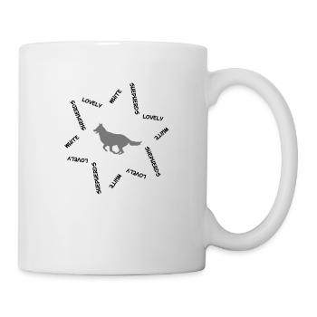 Weisser Schweizer Schäferhund cb2 - Tasse - Weiß - Rechts