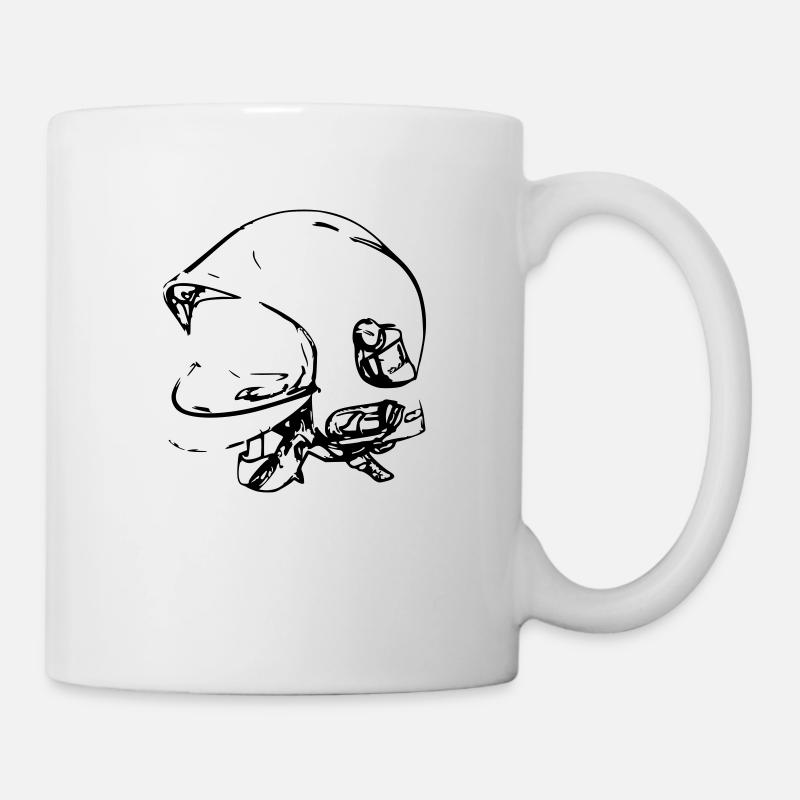 Casque F1 Sapeur Pompier - Mug blanc - blanc