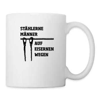 Via ferrata for tough men - Mug - white - Right