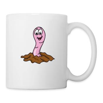 lombrics - Mug blanc - blanc - Droite