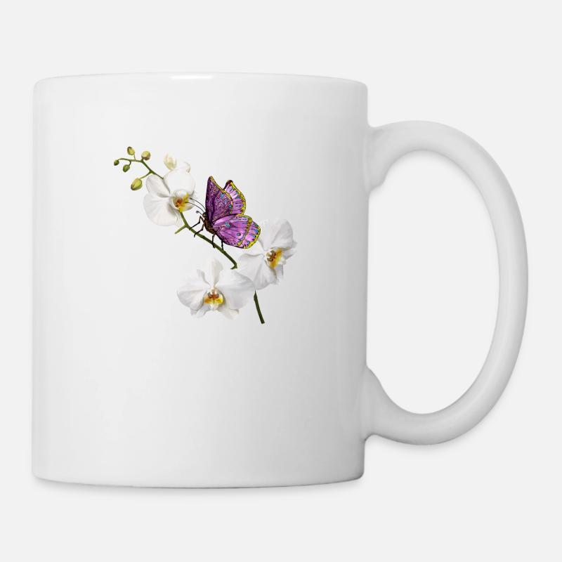 Butterfly - Tasse - Weiß