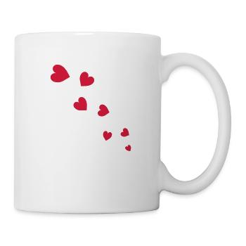 multi_coeur - Tasse - Weiß - Rechts