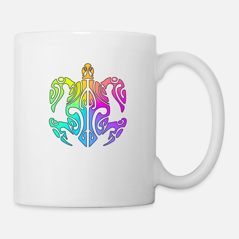 tahiti turtle - Tasse - Weiß