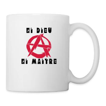 ni dieu ni maitre - Mug blanc - blanc - Droite