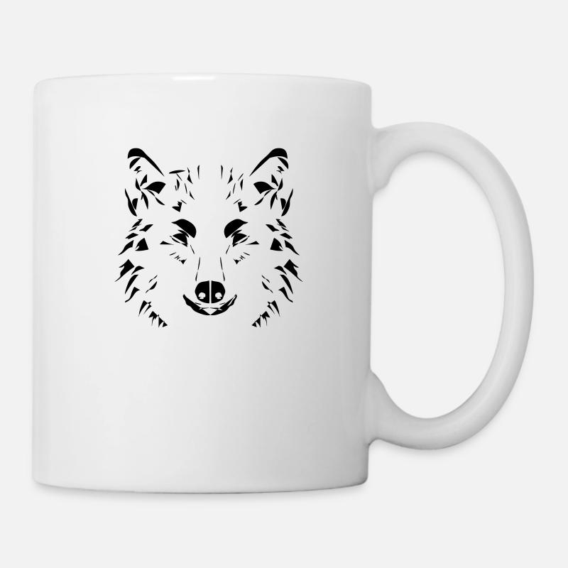 Wolfsdesign - Tasse - Weiß