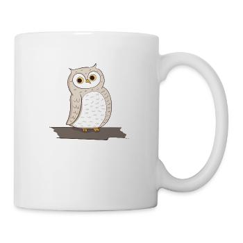 Bird Owl - Mug - white - Right