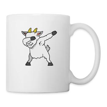 Dabbing Dab chèvre chèvre - Mug blanc - blanc - Droite