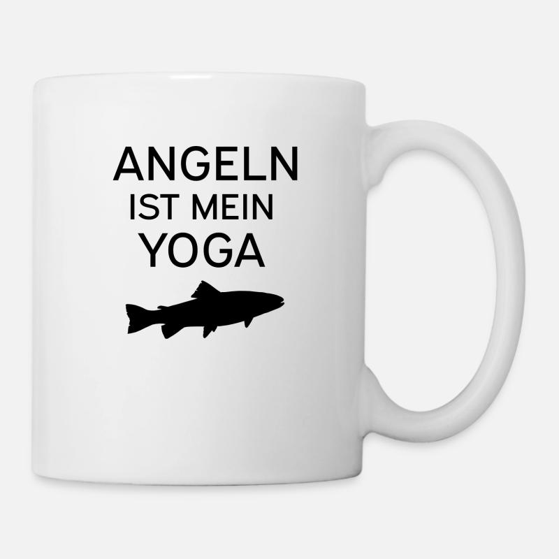 Angeln - Tasse - Weiß