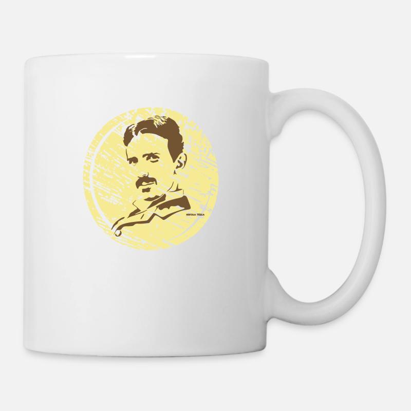 tesla9 - Tasse - Weiß