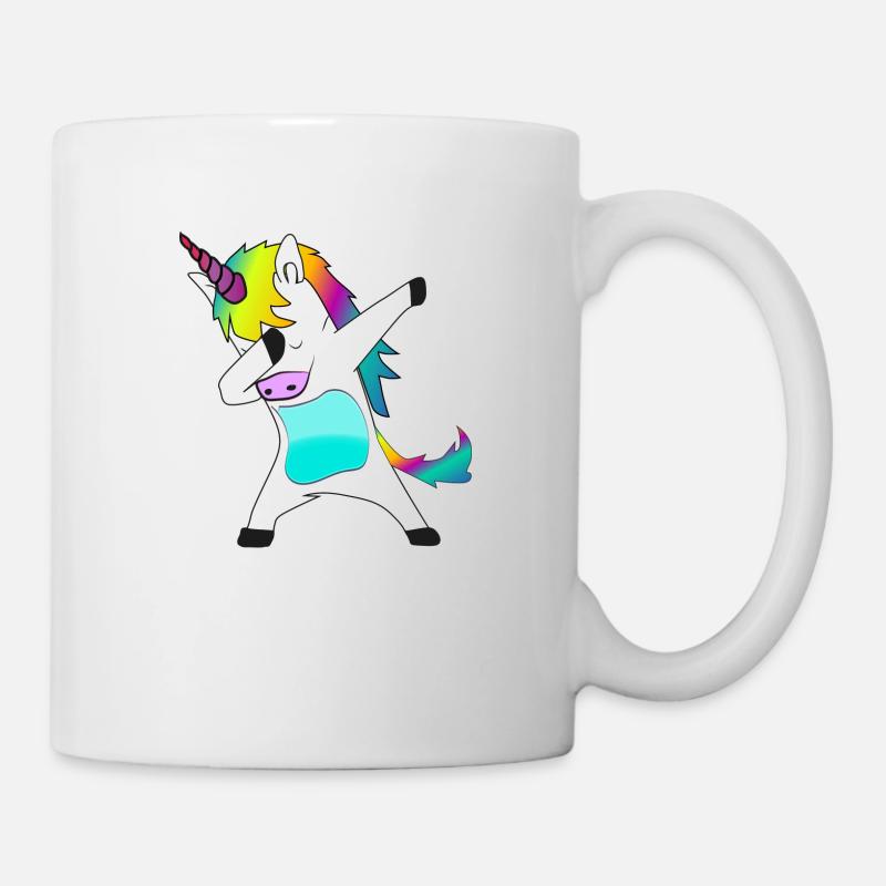 Einhorn Unicorn neon - Tasse - Weiß