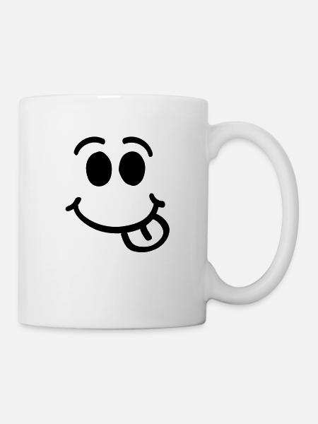 smilez_laughing_1__f1 - Mug blanc - blanc
