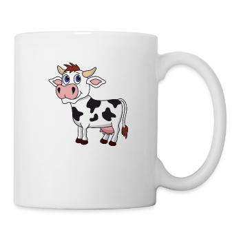 Kuh Milchkuh - Tasse - Weiß - Rechts