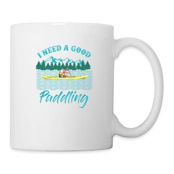 I need a good canoe - Mug - white - Right