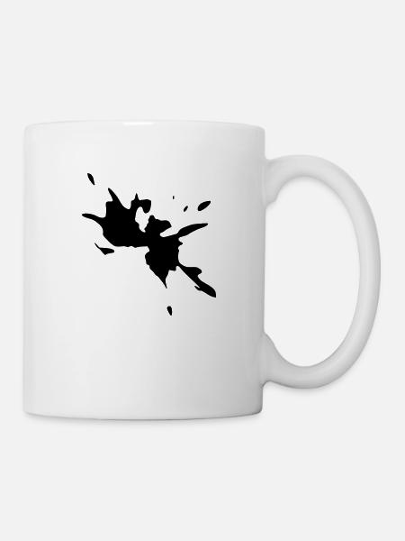 Tâche de peinture - Mug blanc - blanc