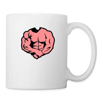 body bodybuilding athlete muscle Muscle - Mug - white - Right