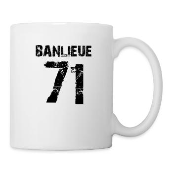 banlieue 71 - Mug blanc - blanc - Droite
