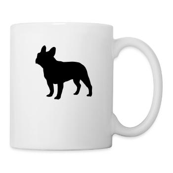 bulldog__f1 - Mug blanc - blanc - Droite