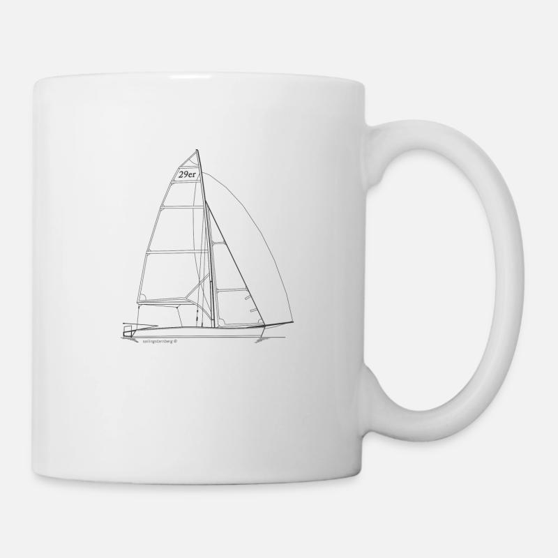 Grafik eines 29er auf Shirts & Tassen - Tasse - Weiß