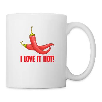 Chilli pepper hot pepper chili pepper hot food - Mug - white - Right