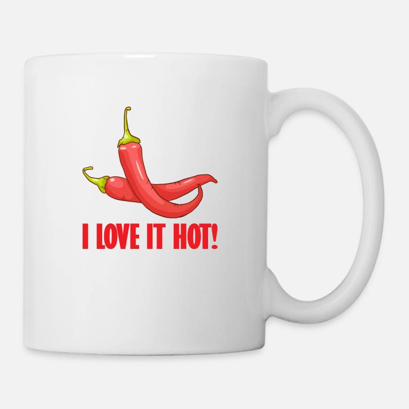 Chilli pepper hot pepper chili pepper hot food - Mug - white