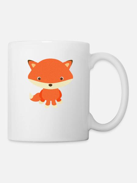 Fuchs - Tasse - Weiß