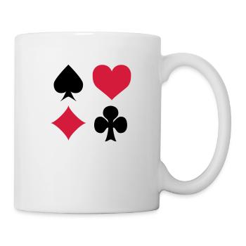 love_jeu_carte - Mug blanc - blanc - Droite