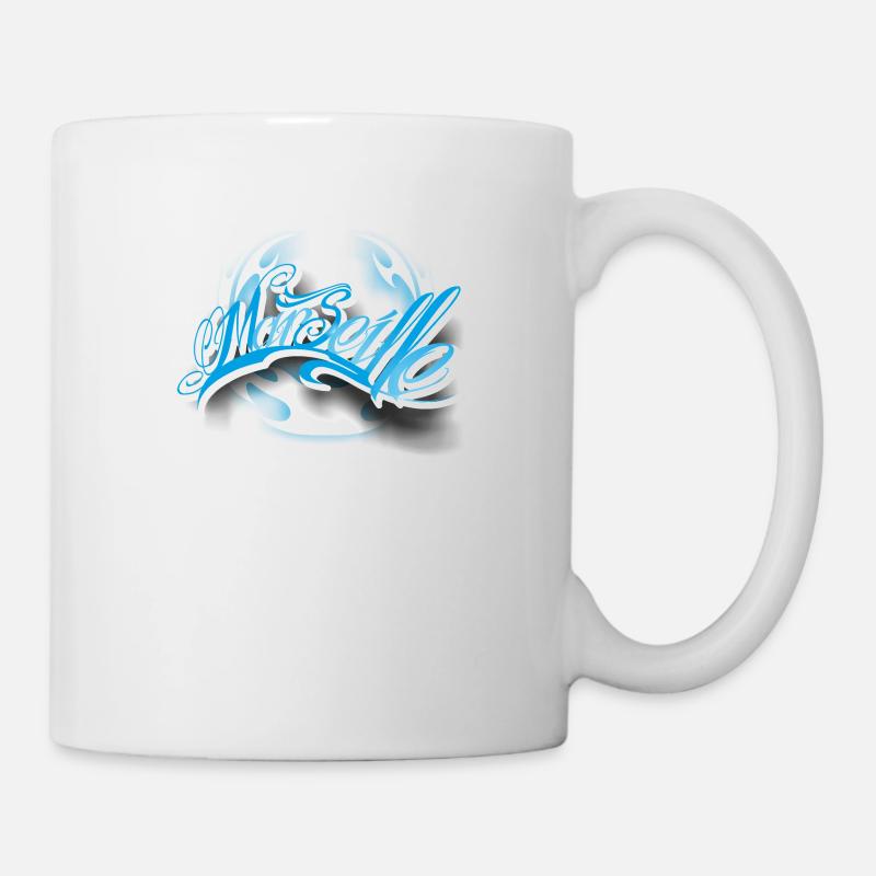 Marseille tattoo - Mug blanc - blanc